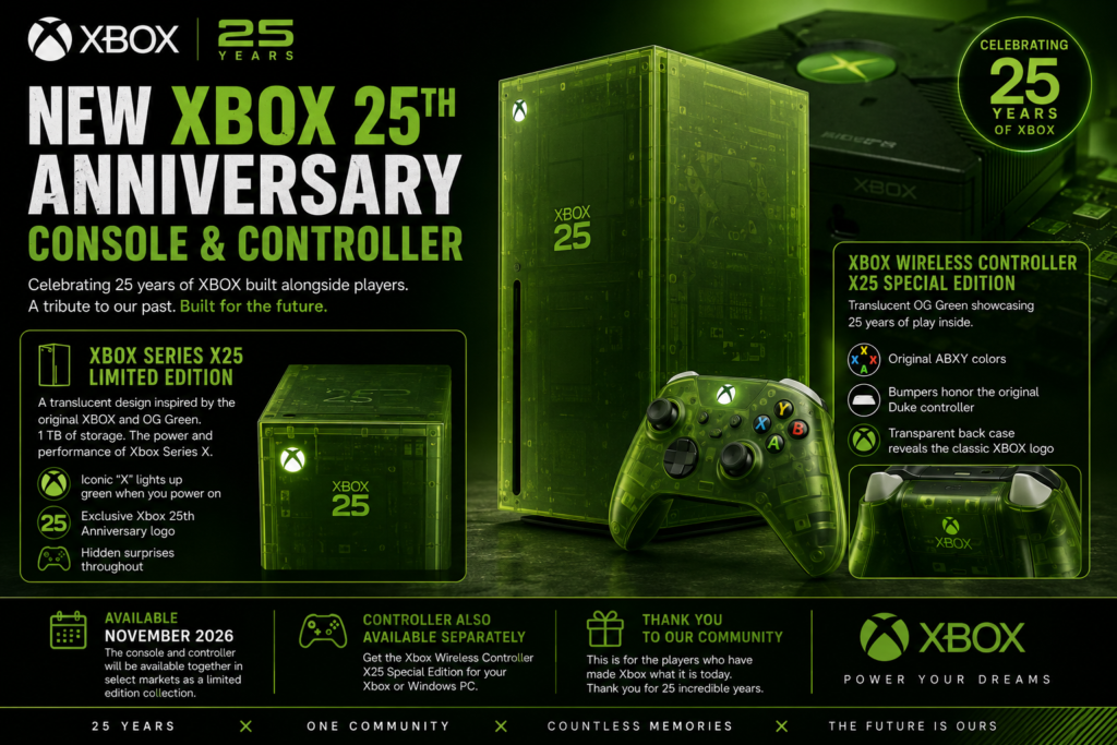 Xbox 25th anniversary edition revealed