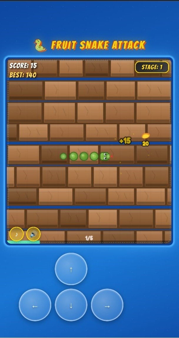 Fruit Snake Attack Game