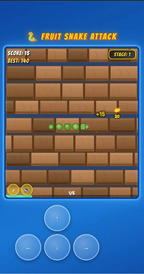Fruit Snake Attack Game